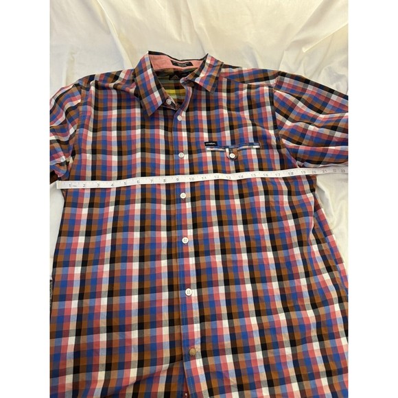 Matix Marc Johnson Signature Series Mens Size Medium Plaid Long Sleeve‎ Shirt - Picture 8 of 11